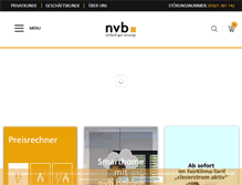 Tablet Screenshot of nvb.de